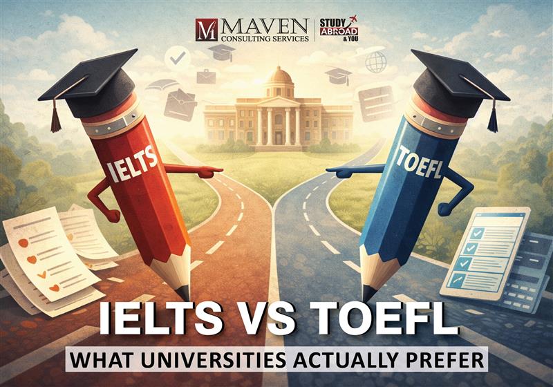 IELTS vs TOEFL comparison for students choosing the right English test for study abroad