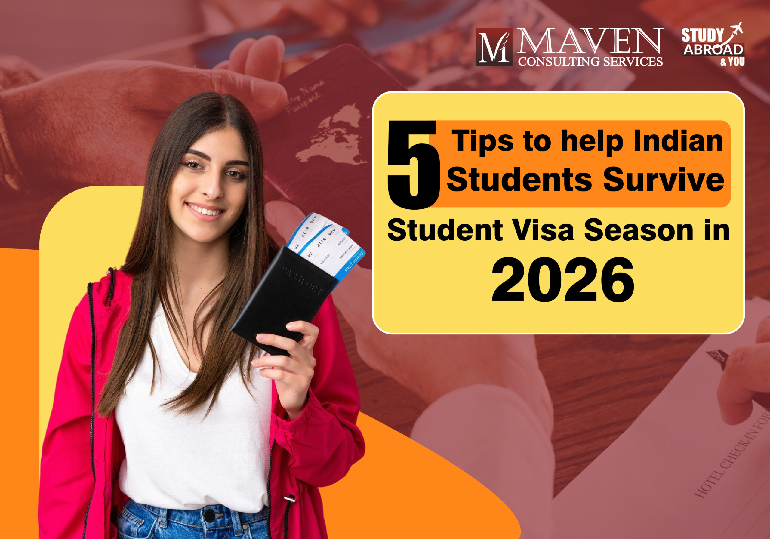 student visa tips for Indian students preparing documents during visa season