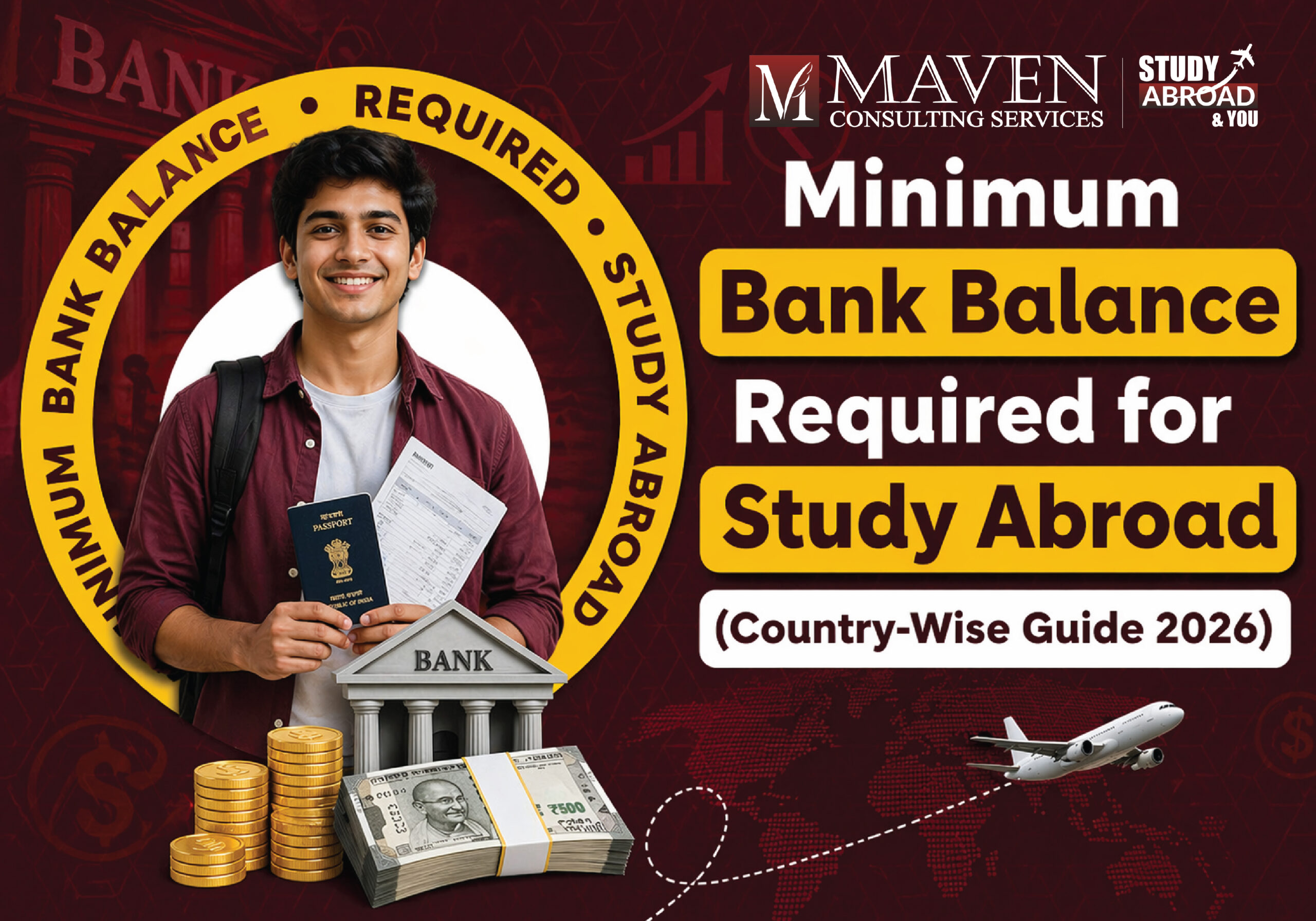 Minimum Bank Balance Required for Study Abroad