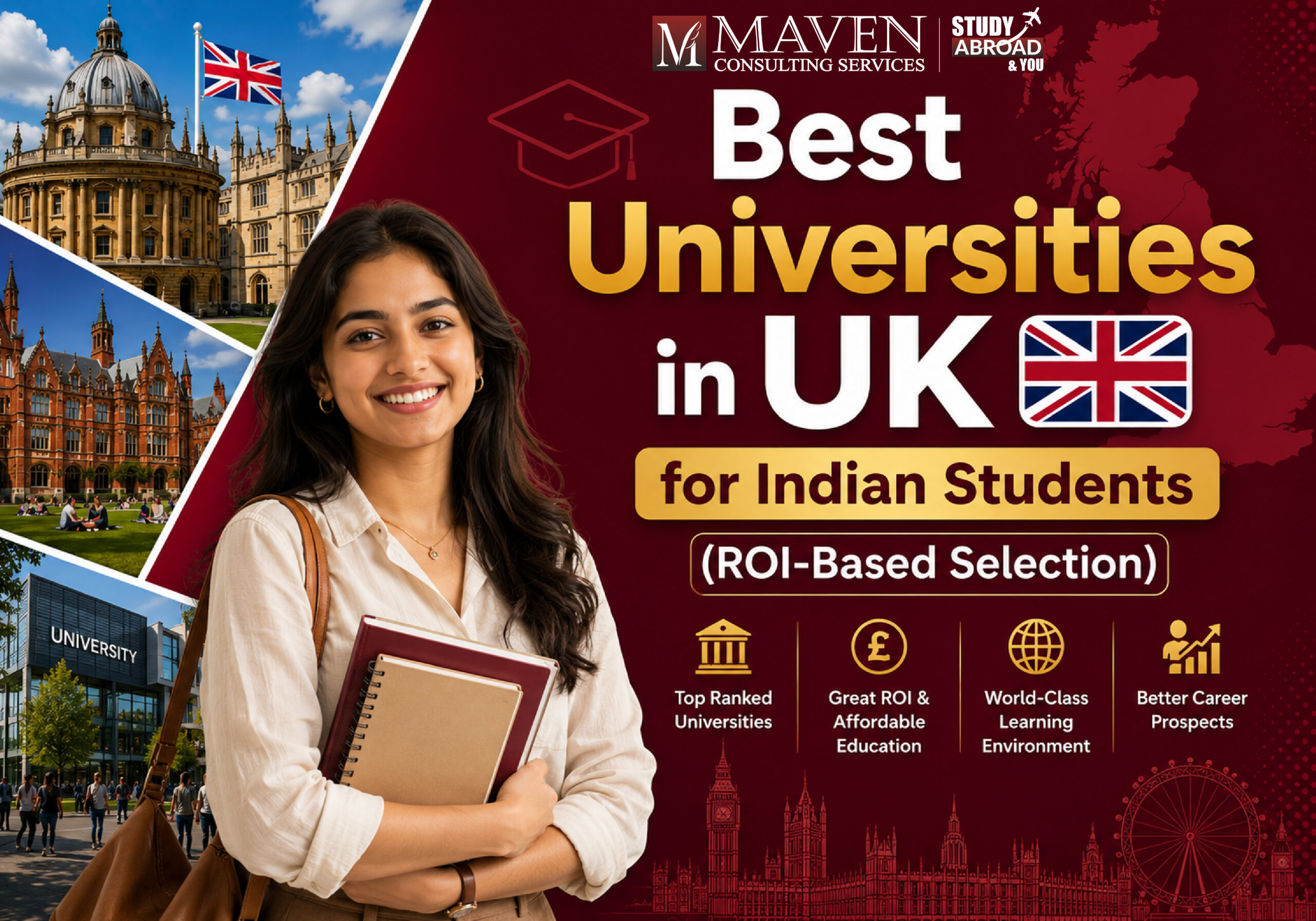 Best Universities in the UK for Indian Students (ROI-Based Selection)