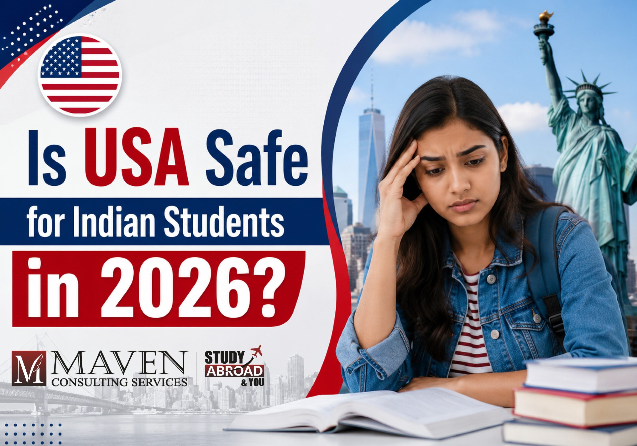 Is USA Safe for Indian Students in 2026 - Maven Consulting Services