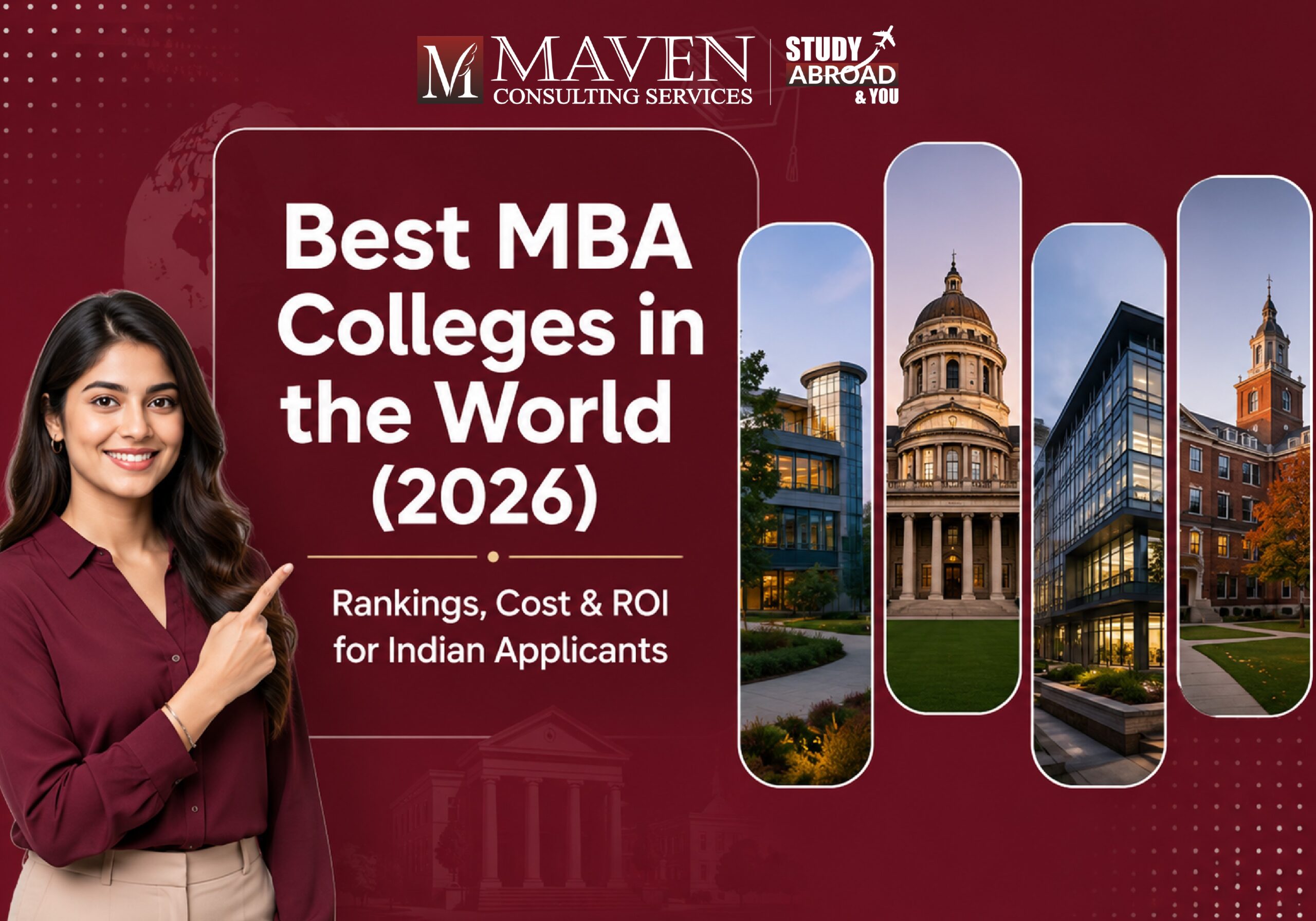 Best MBA colleges in the world 2026 for Indian students — a blog by Maven Consulting Services