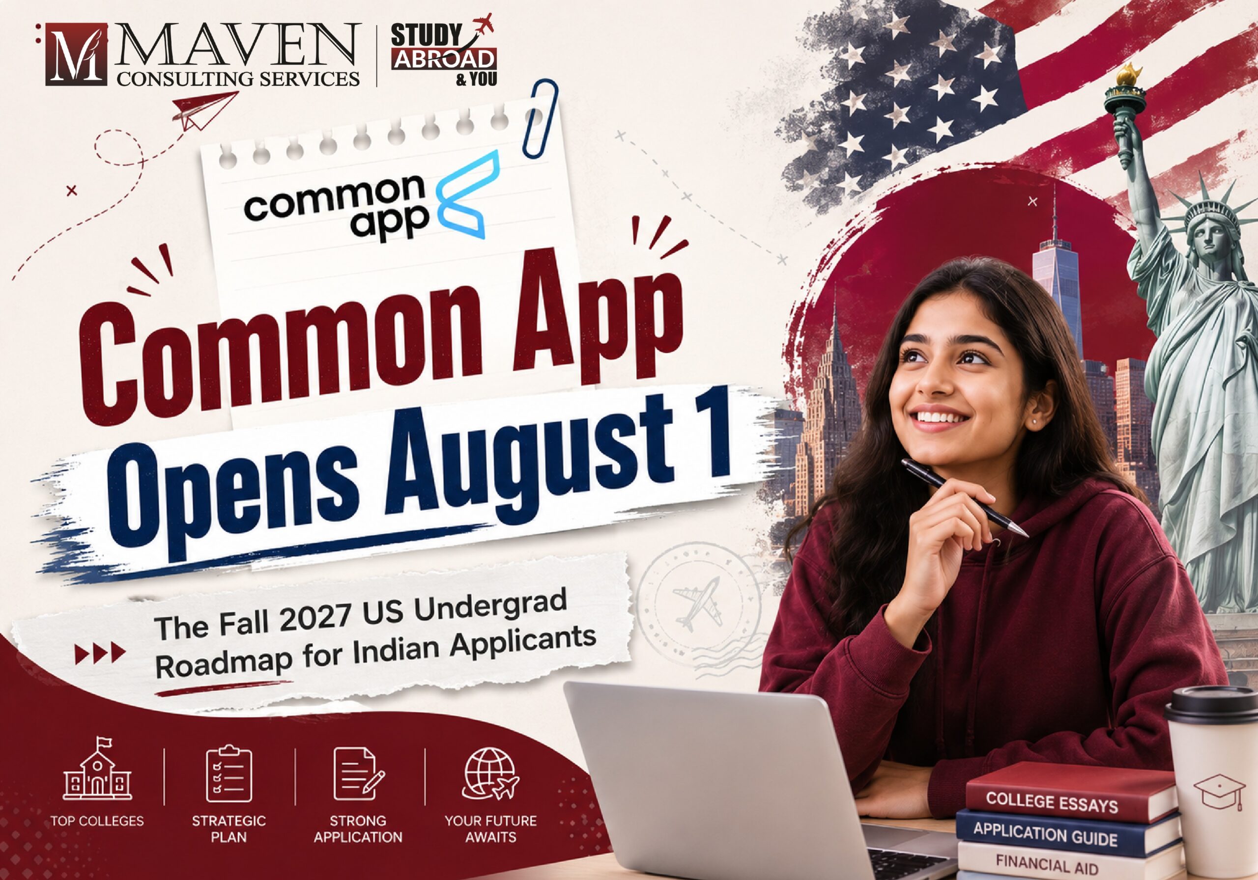 Fall 2027 US undergrad roadmap calendar for Indian applicants — Maven Consulting Services