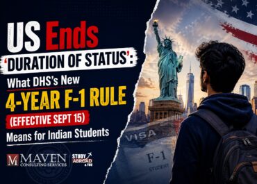 US Ends "Duration of Status": What DHS's New 4-Year F-1 Rule (Effective Sept 15) Means for Indian Students