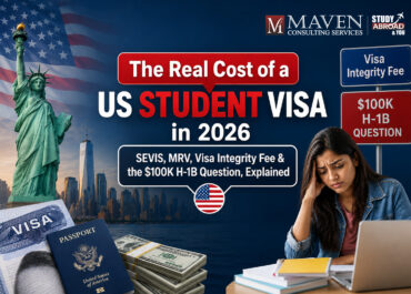 The Real Cost of a US Student Visa in 2026: SEVIS, MRV, Visa Integrity Fee & the $100K H-1B Question, Explained
