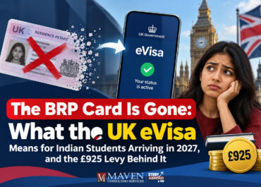 The BRP Card Is Gone: What the UK eVisa Means for Indian Students Arriving in 2027, and the £925 Levy Behind It