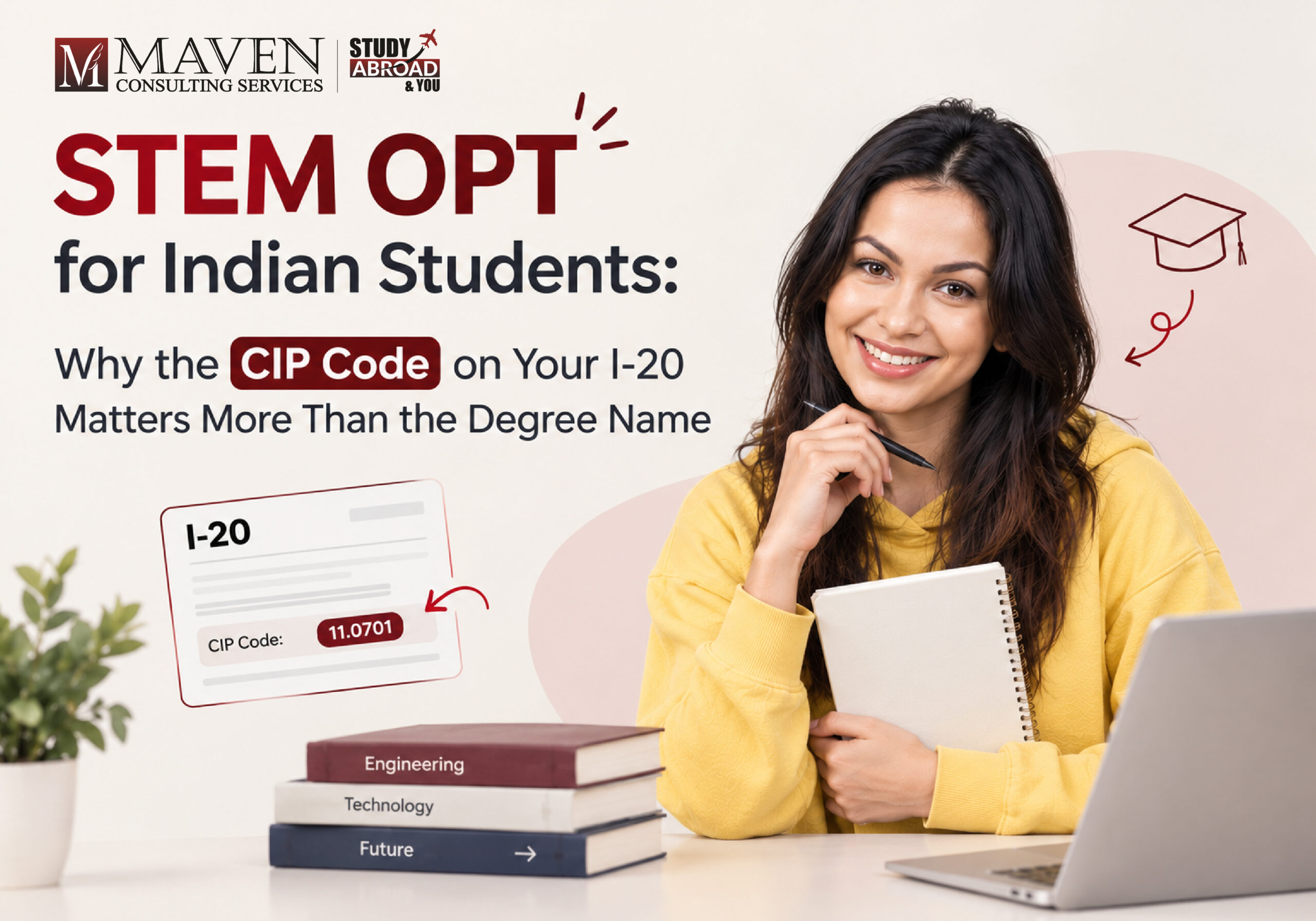 STEM OPT CIP code on Form I-20 for Indian students